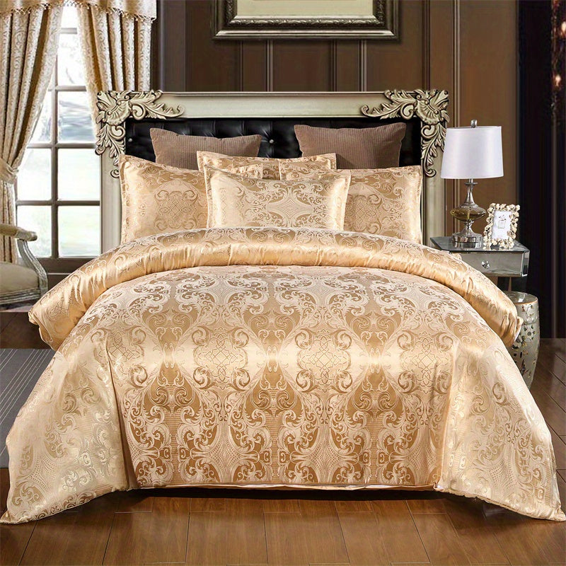 Satin Jacquard Cover Set