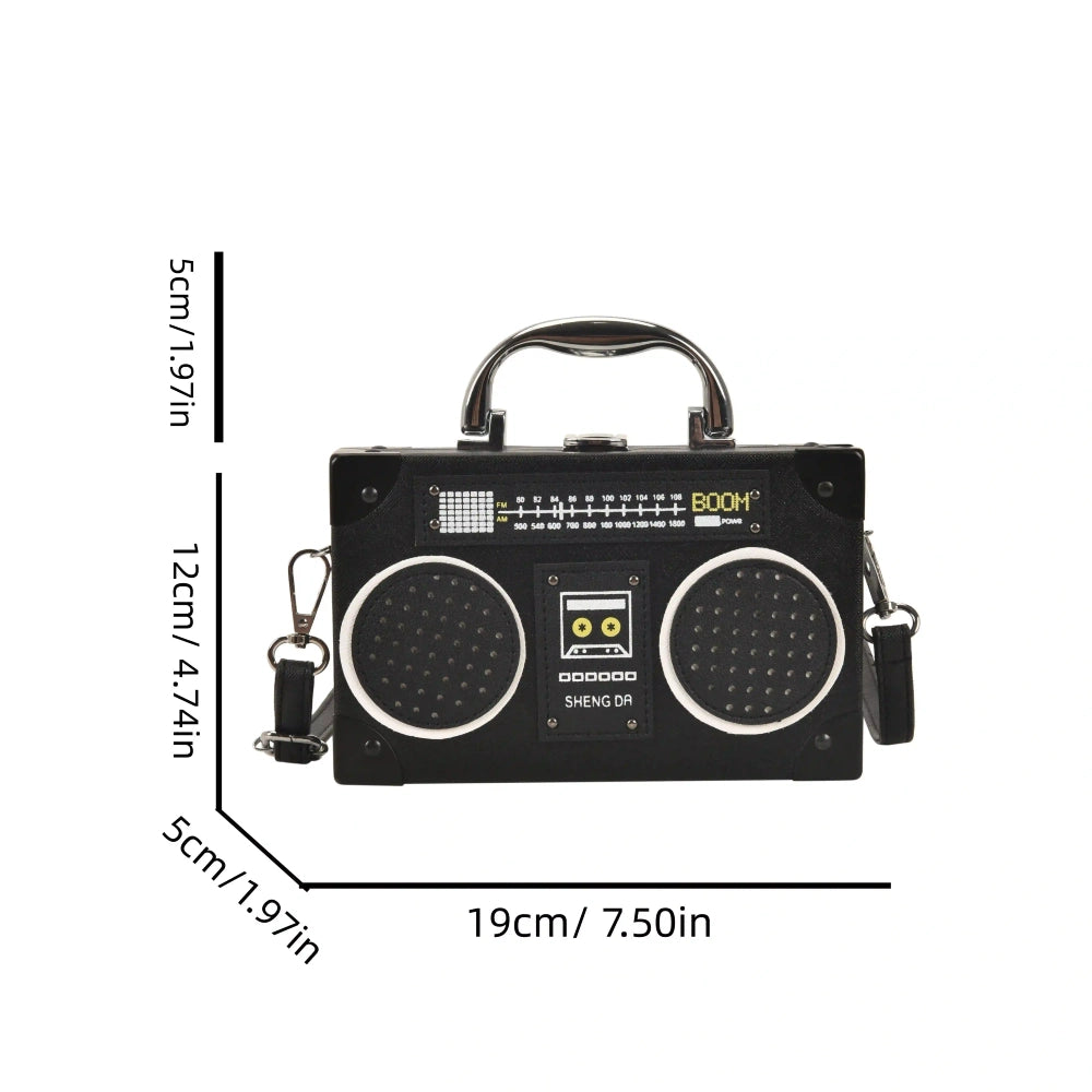 Mini Radio Retro Crossbody