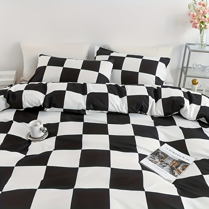 Checkered Quilt Set