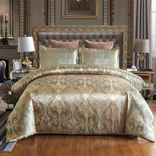Satin Jacquard Cover Set