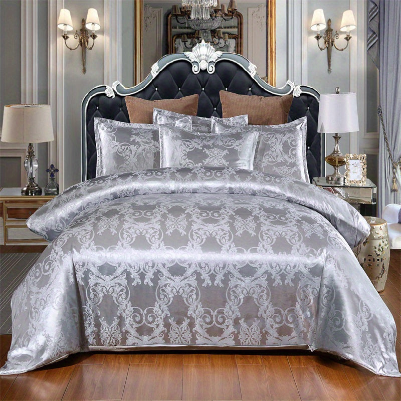 Satin Jacquard Cover Set