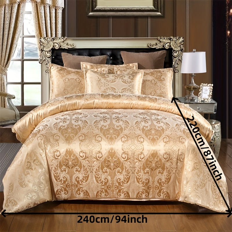 Satin Jacquard Cover Set