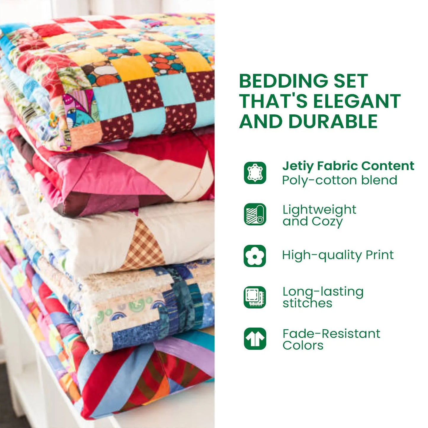 Checkered Quilt Set