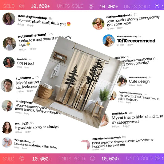 Luxe Fabric Shower Curtain