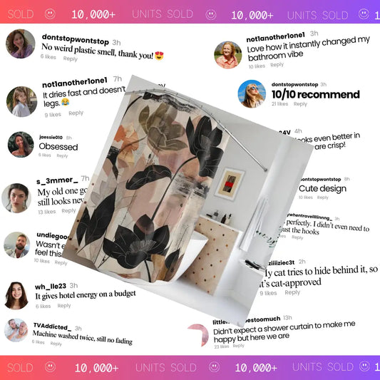 Luxe Fabric Shower Curtain