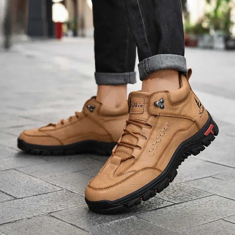 TerraGrip - Men's Outdoor Anti-Slip Lace-Up Martin Boots