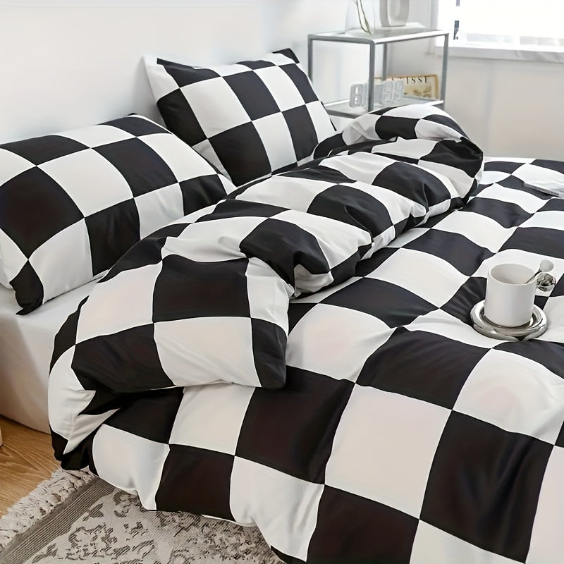Checkered Quilt Set