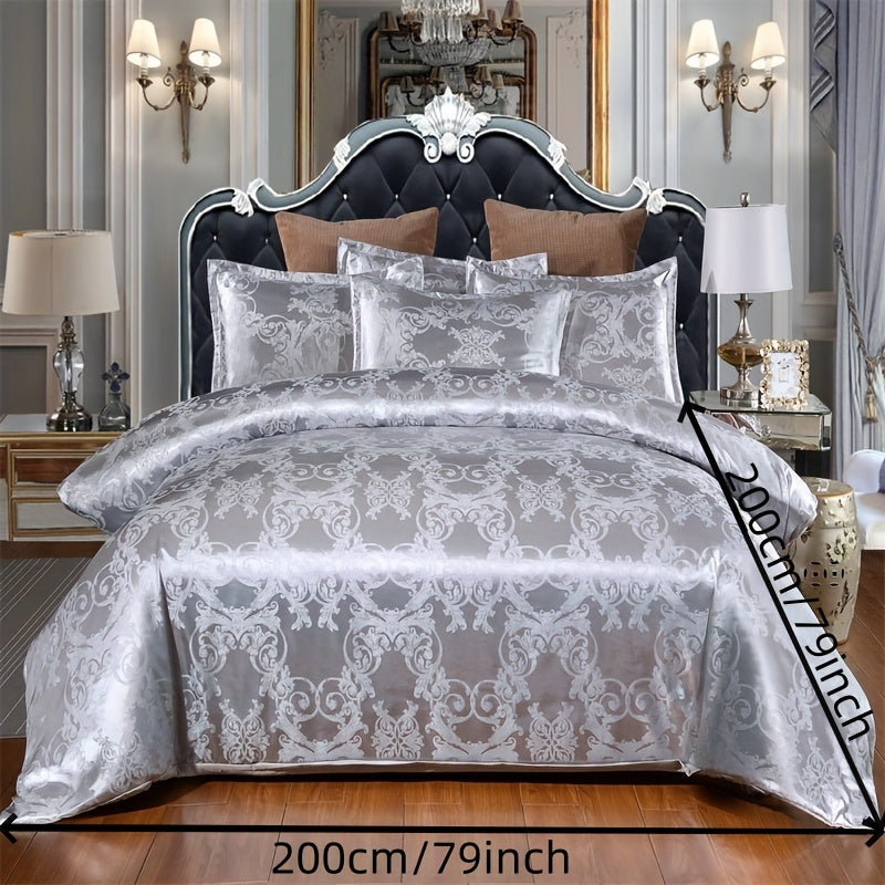 Satin Jacquard Cover Set