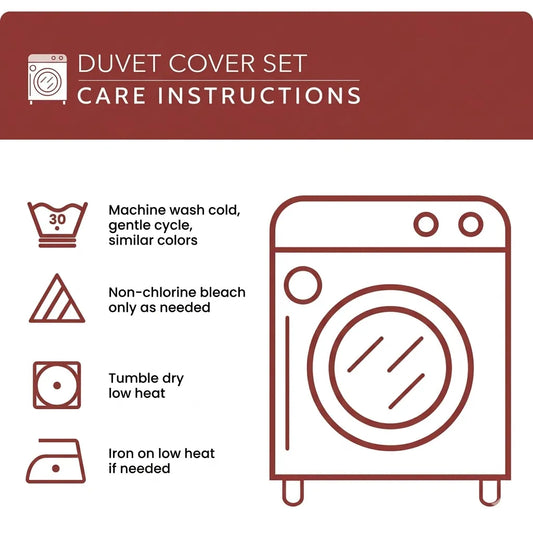 Boho Sun Landscape 3-Piece Duvet Cover Set