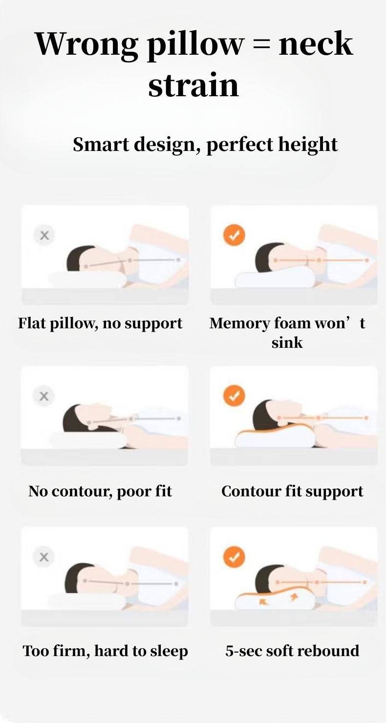 Cooling ventilated memory foam pillow with airflow design for heat dissipation