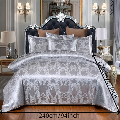Satin Jacquard Cover Set
