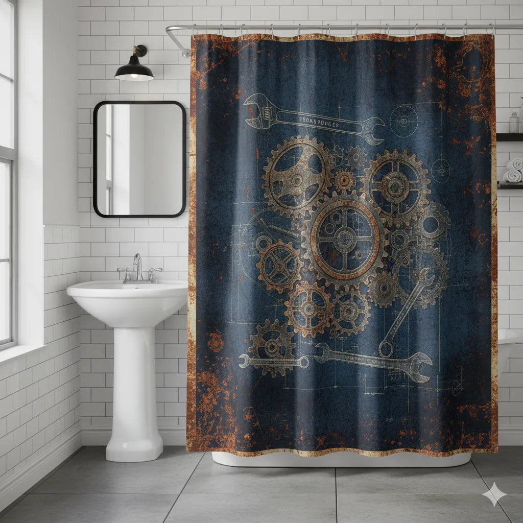 Luxe Fabric Shower Curtain