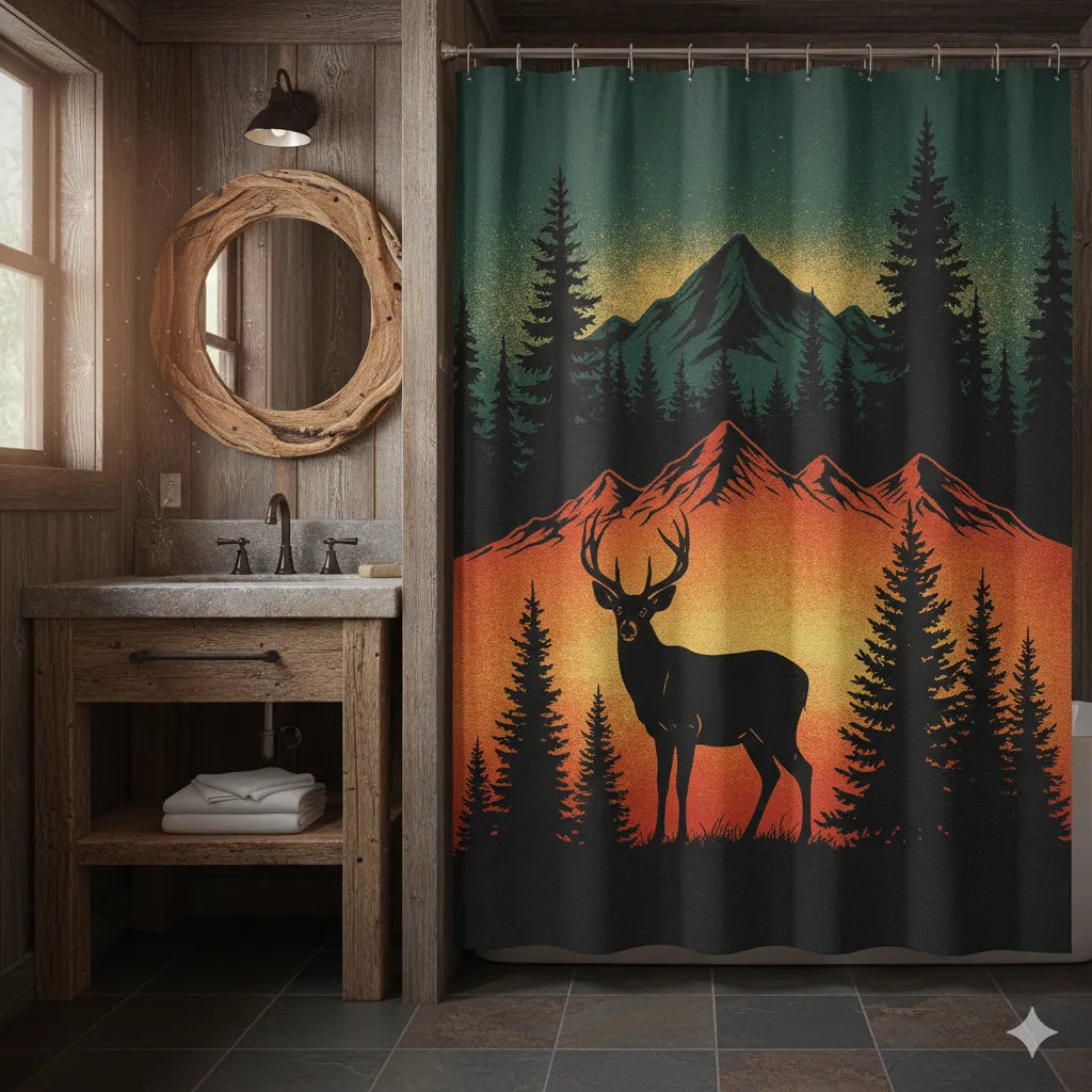 Luxe Fabric Shower Curtain