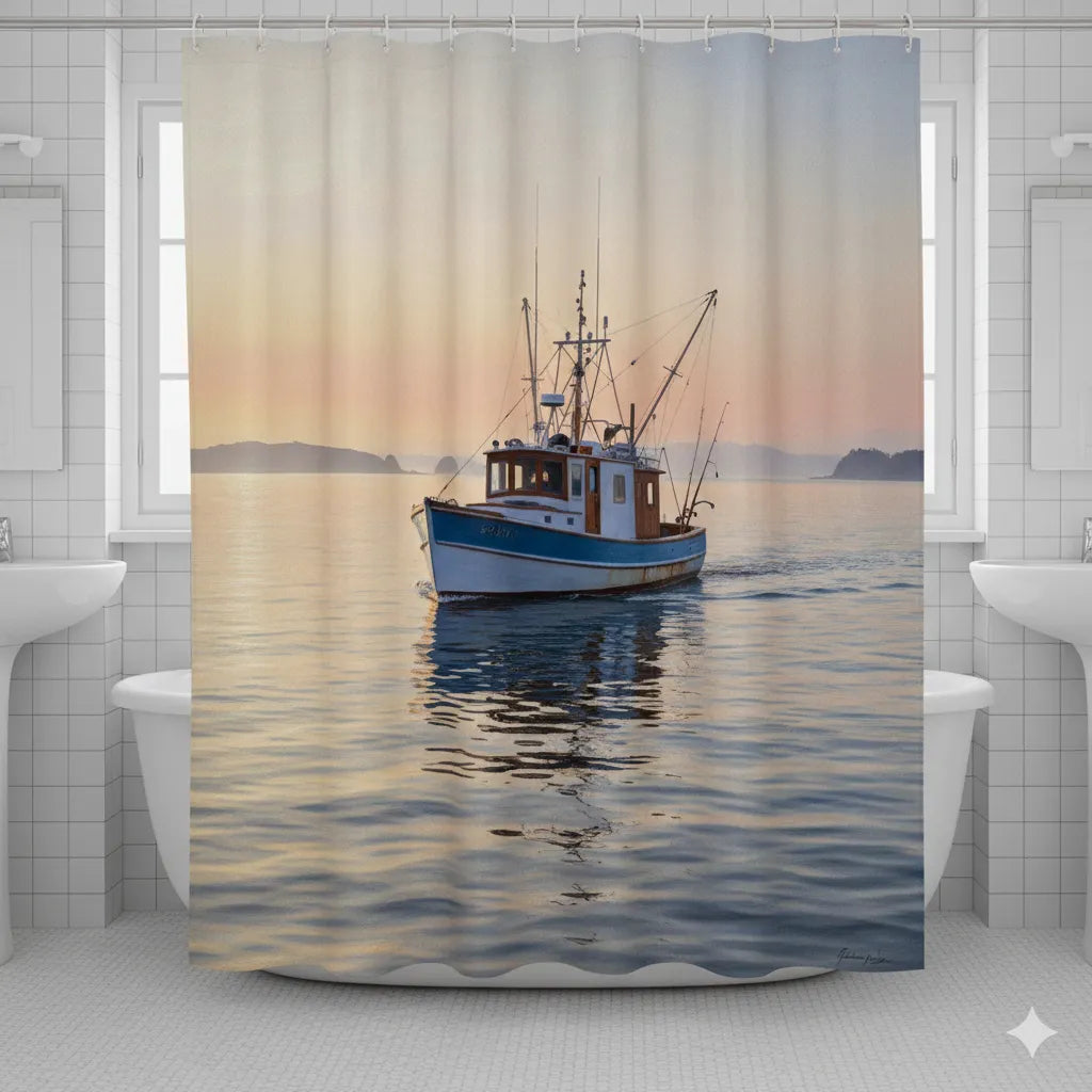 Luxe Fabric Shower Curtain