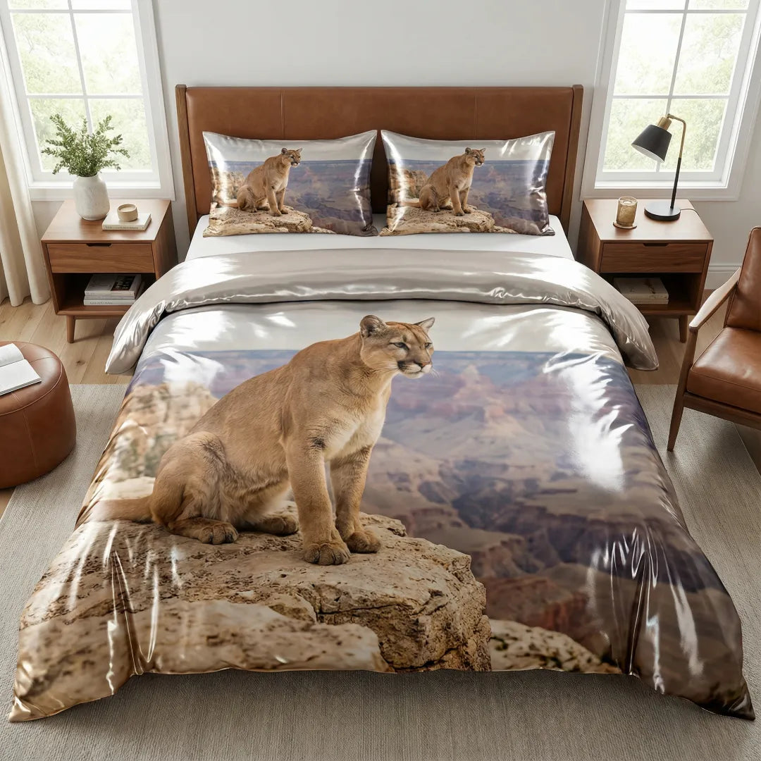 Rustic Wilderness & Wildlife Hunting Cover Set