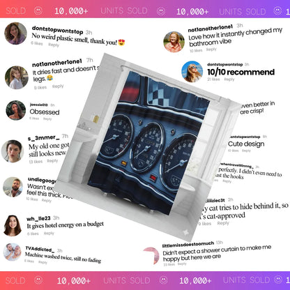 Luxe Fabric Shower Curtain