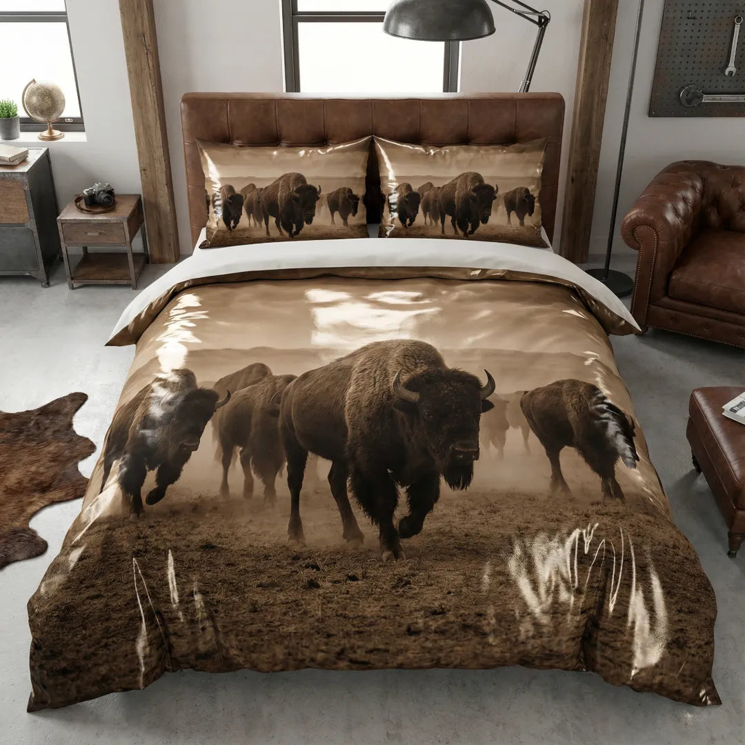 Rustic Wilderness & Wildlife Hunting Cover Set