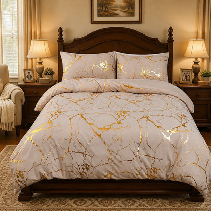 Luxury Gilded Vein Cover Set