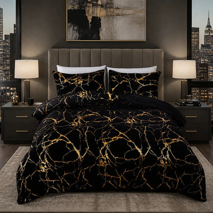 Luxury Gilded Vein Cover Set