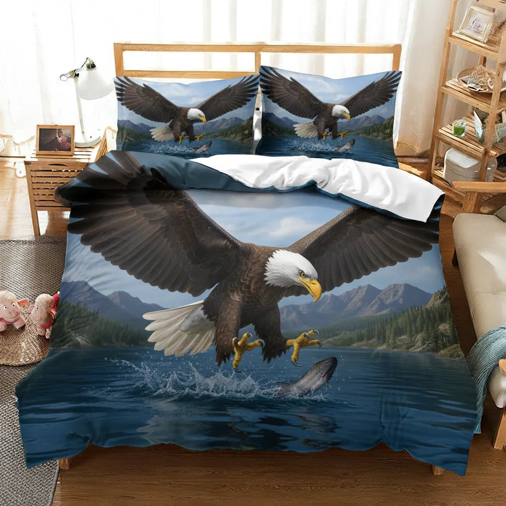 Rustic Wilderness & Wildlife Hunting Cover Set