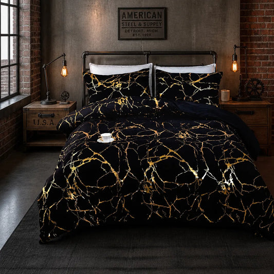 Luxury Gilded Vein Cover Set