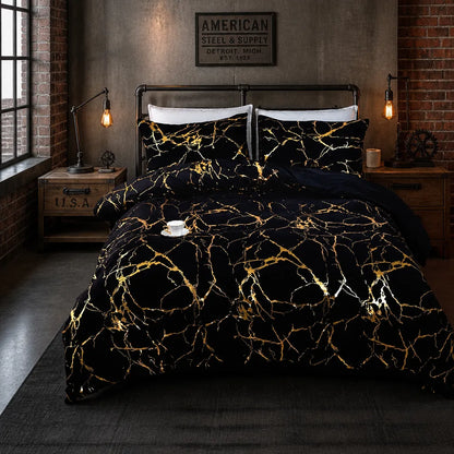 Luxury Gilded Vein Cover Set