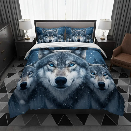 Rustic Wilderness & Wildlife Hunting Cover Set