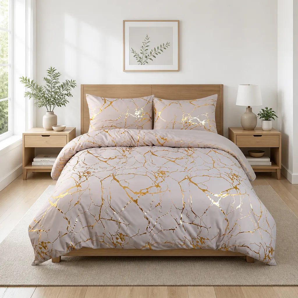 Luxury Gilded Vein Cover Set