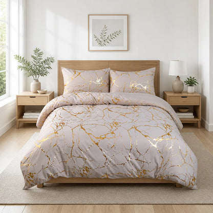 Luxury Gilded Vein Cover Set