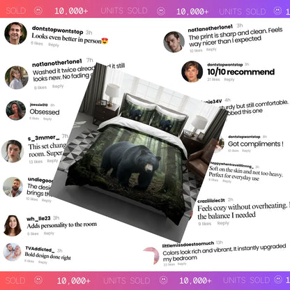 Rustic Wilderness & Wildlife Hunting Cover Set