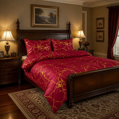 Luxury Gilded Vein Cover Set