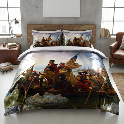 Patriotic USA Flag & Tactical Military Cover Set