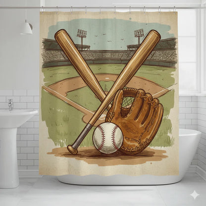 Luxe Fabric Shower Curtain