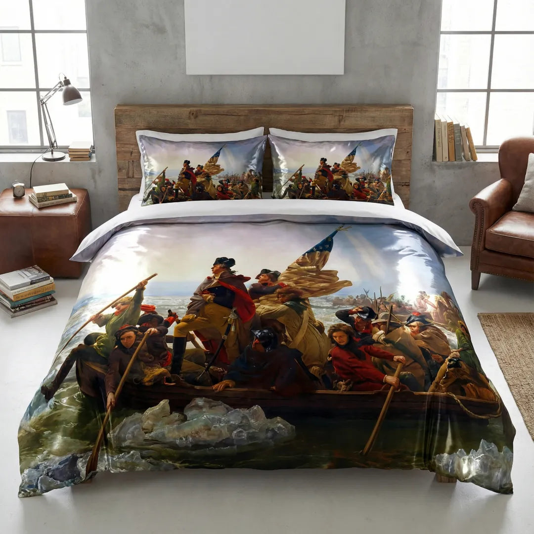 Patriotic USA Flag & Tactical Military Cover Set