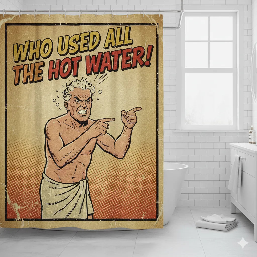 Luxe Fabric Shower Curtain