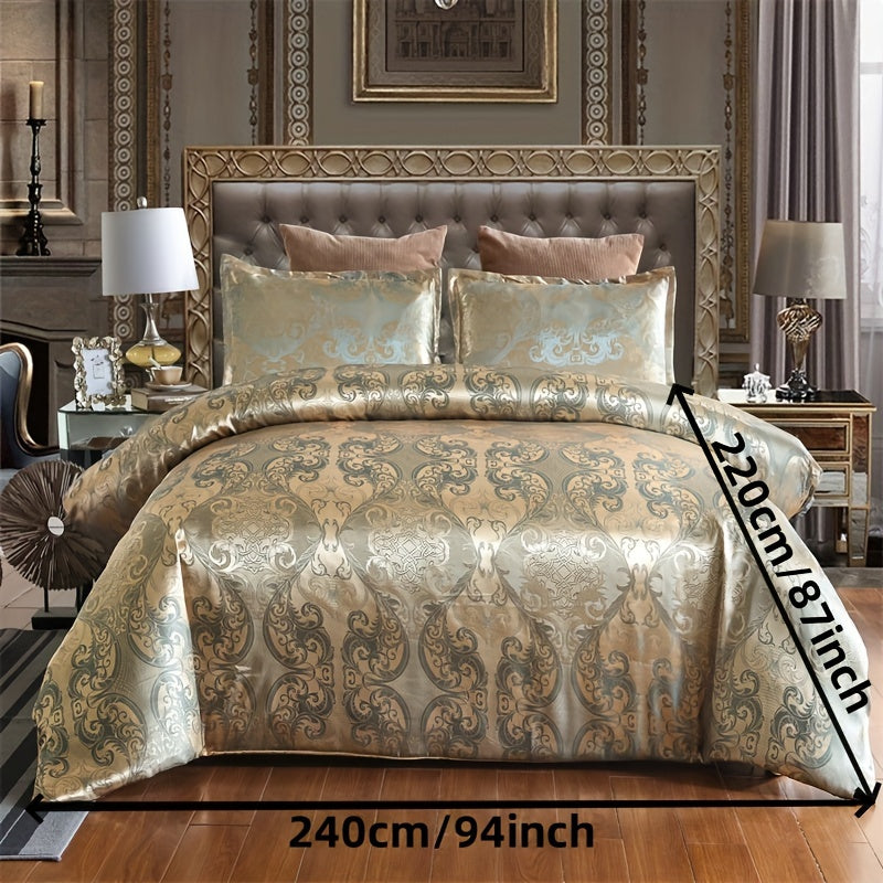 Satin Jacquard Cover Set