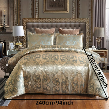 Satin Jacquard Cover Set