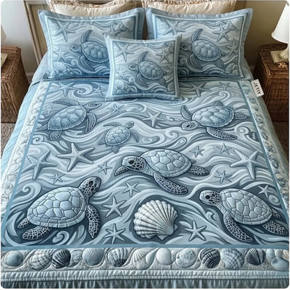 Serene Current Sketch 3-Piece Duvet Cover Set