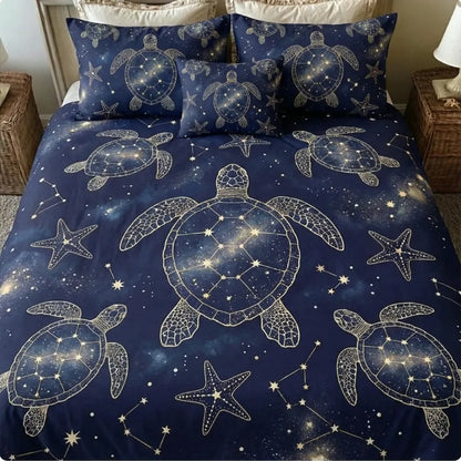 Mystical Midnight Sea 3-Piece Duvet Cover Set