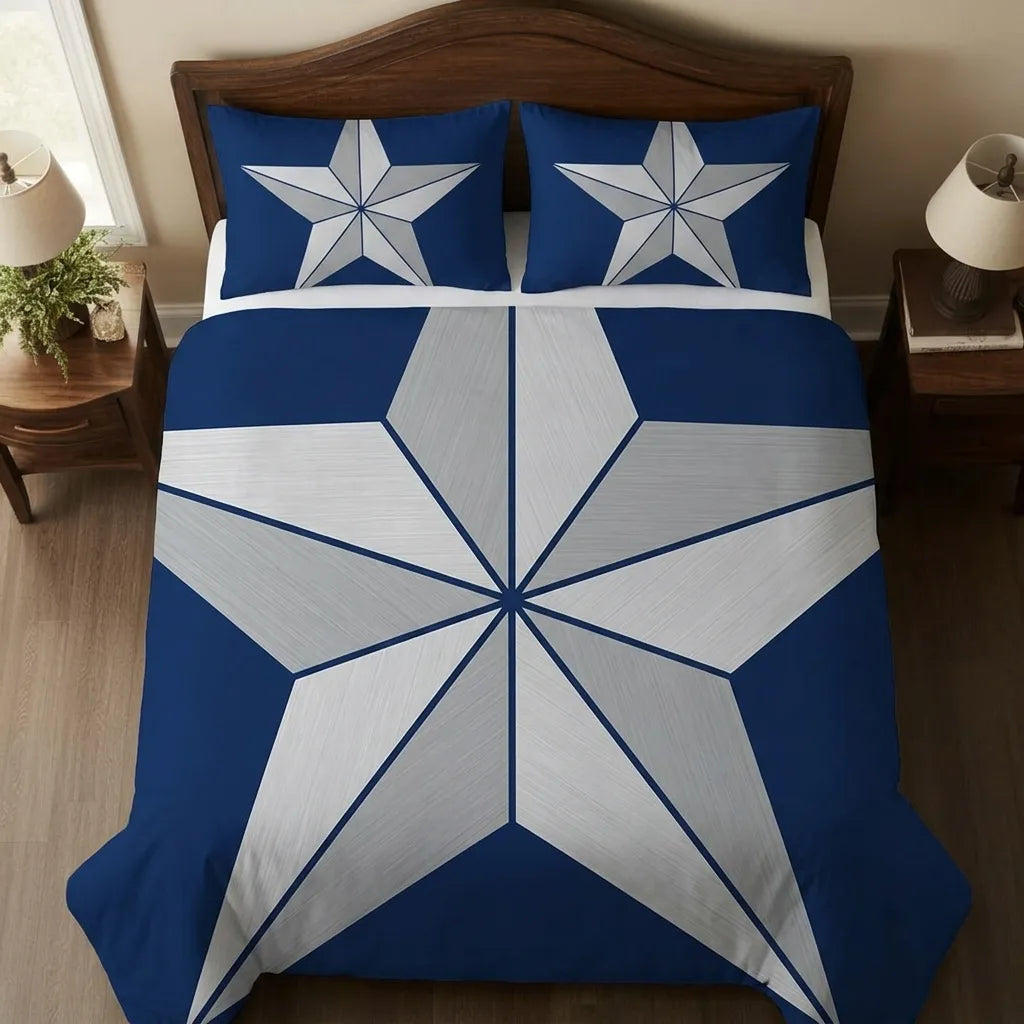 Classic Patriotic Spirit 3-Piece Duvet Cover Set