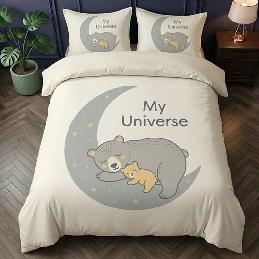 Celestial Universe Cuddle 3-Piece Duvet Cover Set