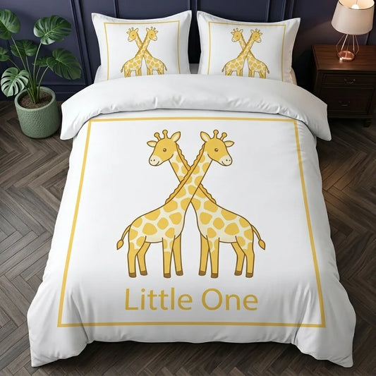 Giraffe Little One 3-Piece Duvet Cover Set