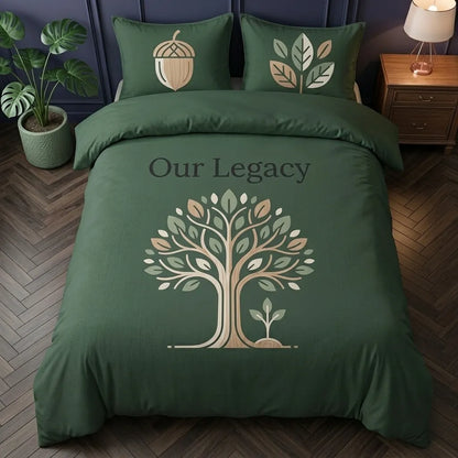 Forest Legacy Tree 3-Piece Duvet Cover Set