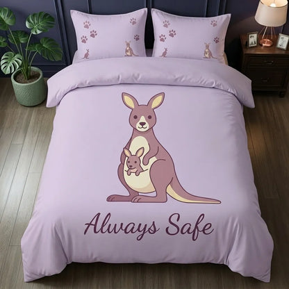 Lavender Joey Protection 3-Piece Duvet Cover Set