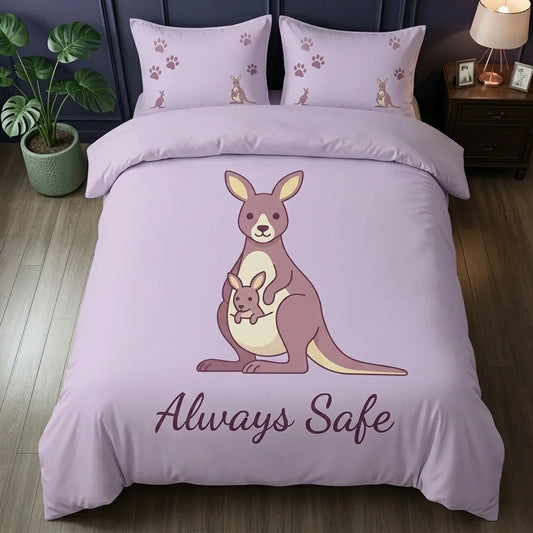 Lavender Joey Protection 3-Piece Duvet Cover Set
