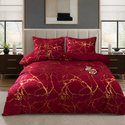 Luxury Gilded Vein Cover Set