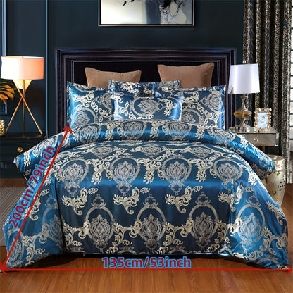 Satin Jacquard Cover Set