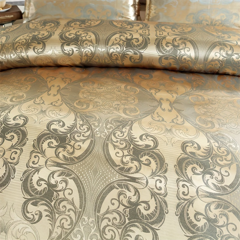 Satin Jacquard Cover Set