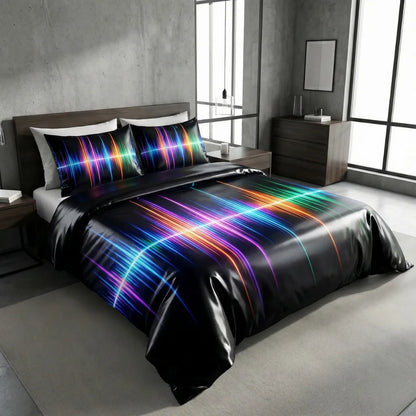 3D Geometric & Abstract Neon Cyberpunk Cover Set