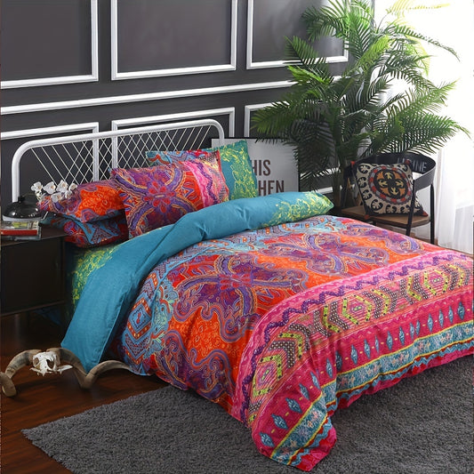 Exotic Tribal Medallion 3-Piece Duvet Cover Set